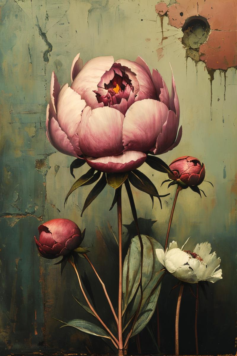 09535-2561039843-masterpiece,best quality,_lora_tbh161-_0.7_,illustration,style of  Shaun Tan, decaying peonies.png